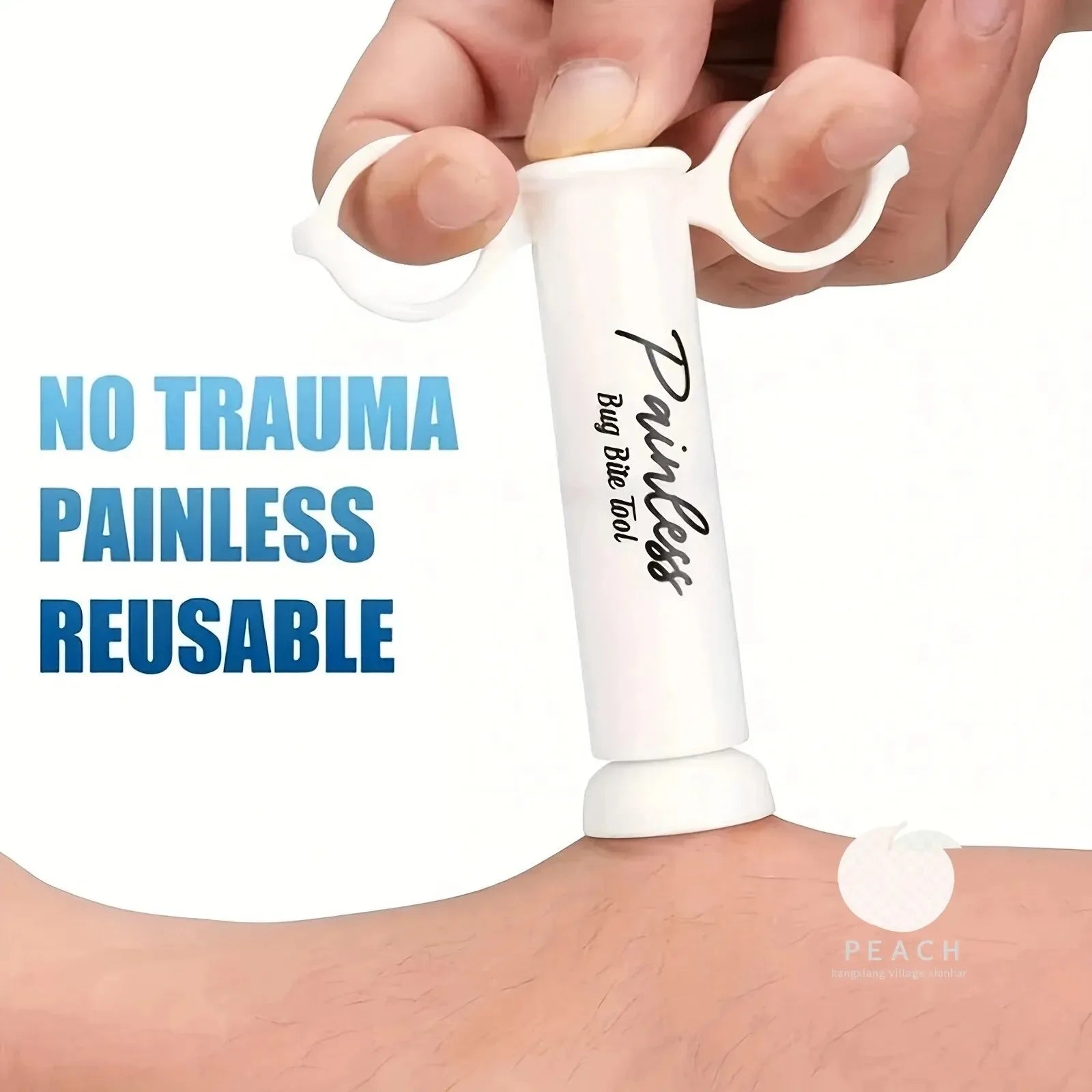 Suction Tool, Remover - Bug Bites and Bee/Wasp Stings, Natural Insect Bite Relief, Chemical Free Single